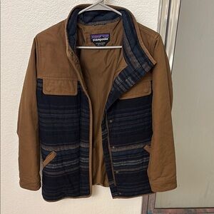 Patagonia Out Yonder Jacket Coat Size Small Owl Brown